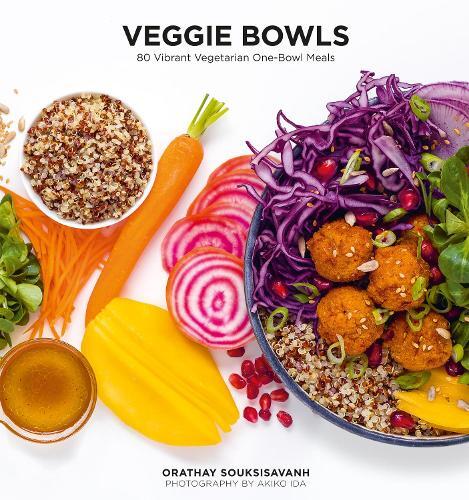 This is the book cover for 'Veggie Bowls' by Orathay Souksisavanh