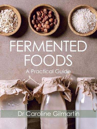 This is the book cover for 'Fermented Foods' by Caroline Gilmartin