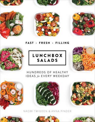 This is the book cover for 'Lunchbox Salads' by Naomi Twigden