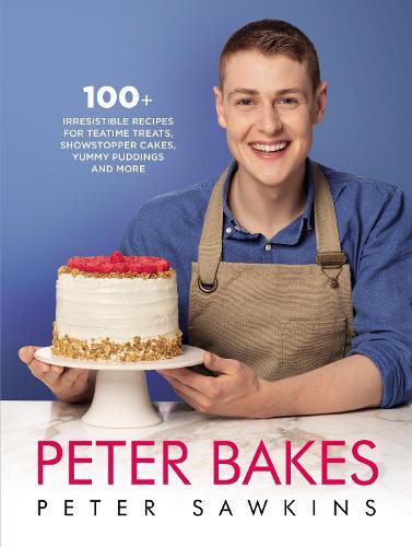 This is the book cover for 'Peter Bakes' by Peter Sawkins