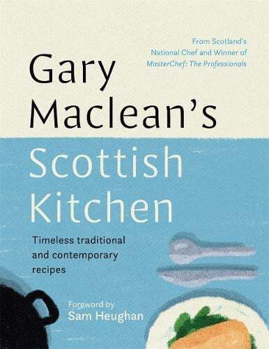 This is the book cover for 'Gary Maclean's Scottish Kitchen' by Gary Maclean