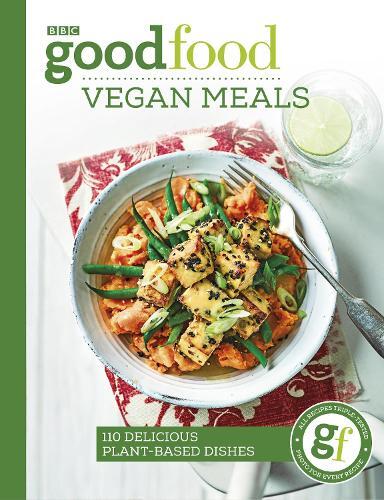 This is the book cover for 'Good Food: Vegan Meals' by Good Food Guides