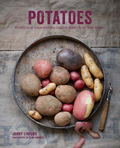 This is the book cover for 'Potatoes' by Jenny Linford