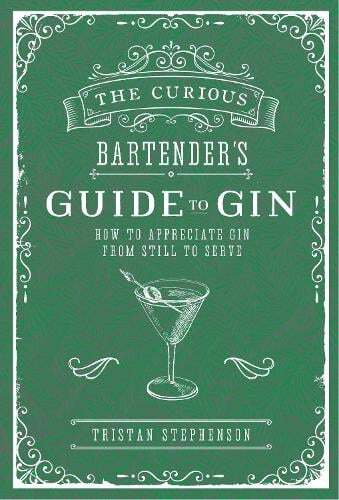 This is the book cover for 'The Curious Bartender's Guide to Gin' by Tristan Stephenson