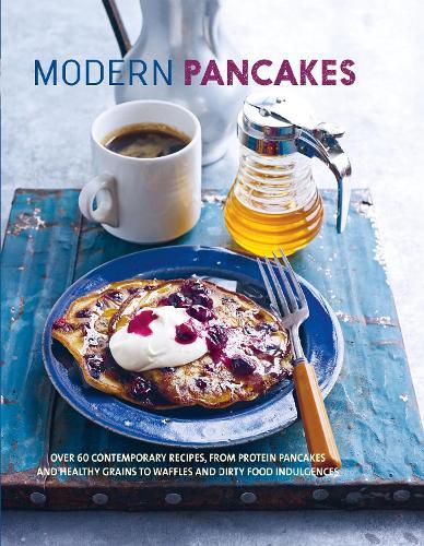 This is the book cover for 'Modern Pancakes' by Ryland Peters & Small