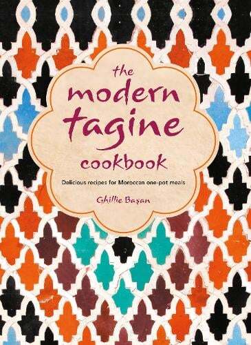 This is the book cover for 'The Modern Tagine Cookbook' by Ghillie Basan