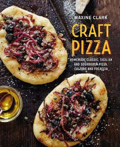 This is the book cover for 'Craft Pizza' by Maxine Clark