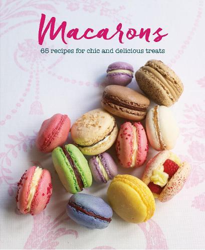 This is the book cover for 'Macarons' by Annie Rigg