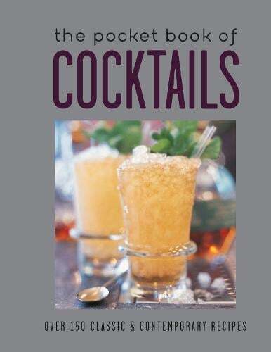 This is the book cover for 'The Pocket Book of Cocktails' by Ryland Peters & Small