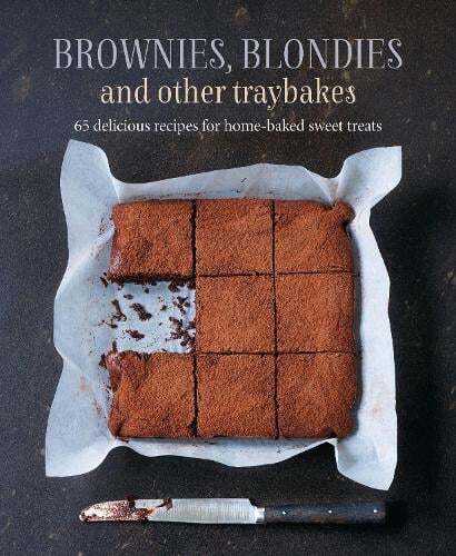 This is the book cover for 'Brownies, Blondies and Other Traybakes' by Ryland Peters & Small