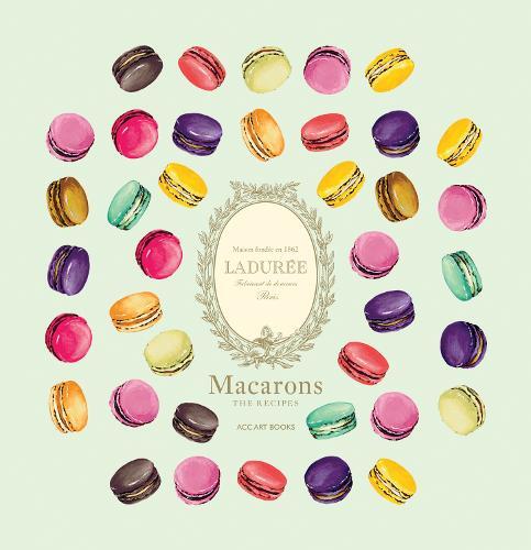 This is the book cover for 'Ladurée Macarons' by Vincent Lemains