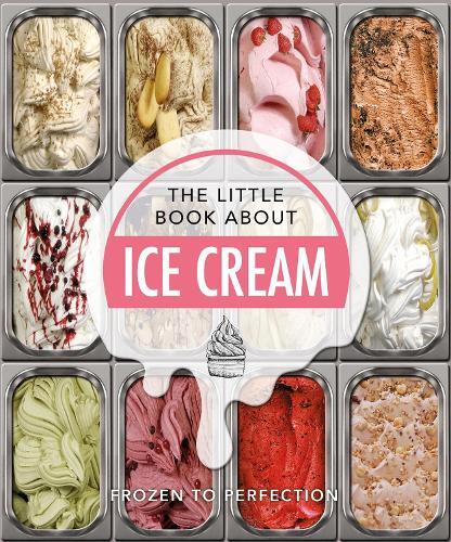 This is the book cover for 'The Little Book About Ice Cream' by Orange Hippo!