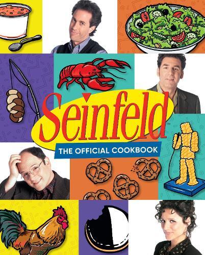 This is the book cover for 'Seinfeld: The Official Cookbook' by Julie Tremaine