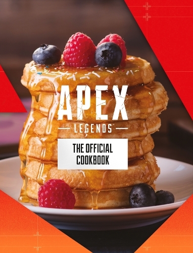 This is the book cover for 'Apex Legends: The Official Cookbook' by Jordan Alsaqa