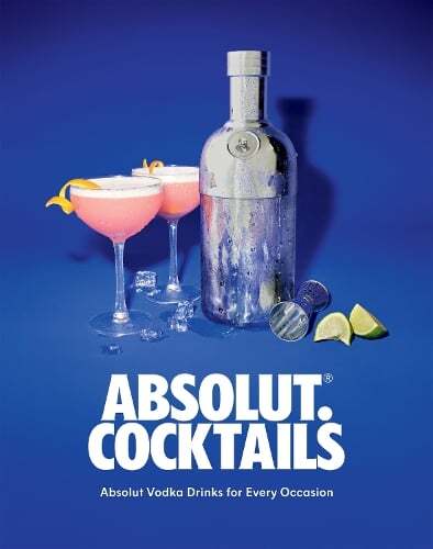 This is the book cover for 'Absolut. Cocktails' by Absolut Vodka