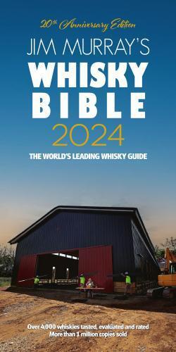 This is the book cover for 'Jim Murray's Whisky Bible 2024' by Jim Murray