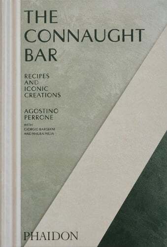 This is the book cover for 'The Connaught Bar' by Agostino Perrone