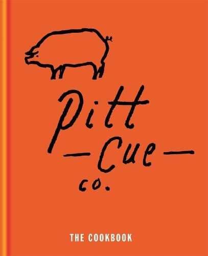 This is the book cover for 'Pitt Cue Co. - The Cookbook' by Tom Adams