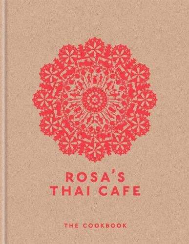 This is the book cover for 'Rosa's Thai Cafe' by Saiphin Moore