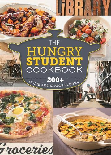 This is the book cover for 'The Hungry Student Cookbook' by Spruce