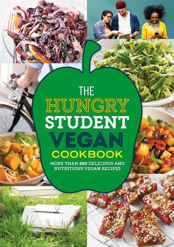 This is the book cover for 'The Hungry Student Vegan Cookbook' by Spruce