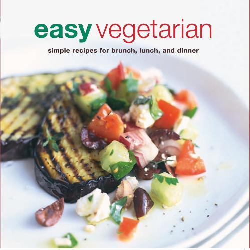 This is the book cover for 'Easy Vegetarian' by Ryland Peters & Small