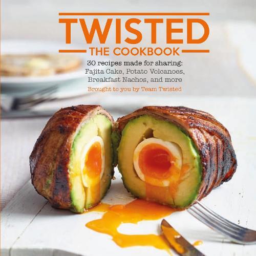 This is the book cover for 'Twisted: The Cookbook' by Team Twisted