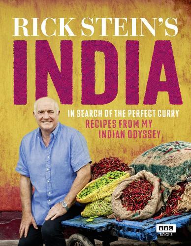 This is the book cover for 'Rick Stein's India' by Rick Stein