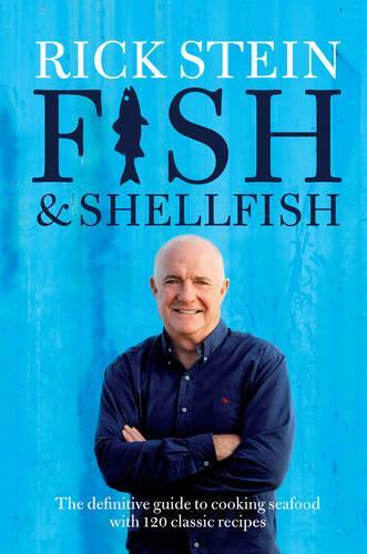 This is the book cover for 'Fish & Shellfish' by Rick Stein