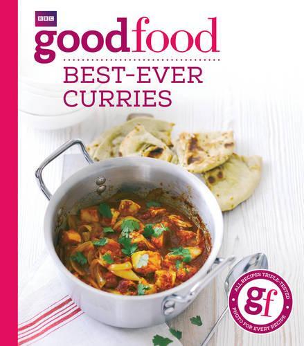 This is the book cover for 'Good Food: Best-ever curries' by Good Food Guides