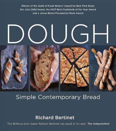 This is the book cover for 'Dough: Simple Contemporary Bread' by Richard Bertinet