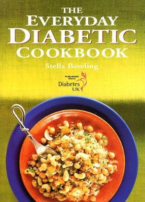 This is the book cover for 'The Everyday Diabetic Cookbook' by Stella Bowling