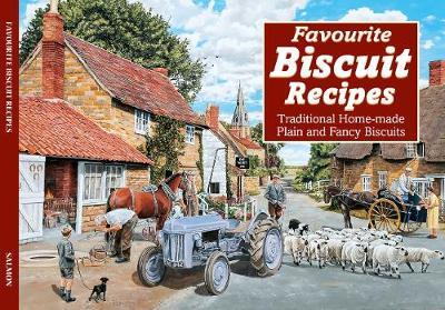 This is the book cover for 'Salmon Favourite Biscuit Recipes' by Dorrigo