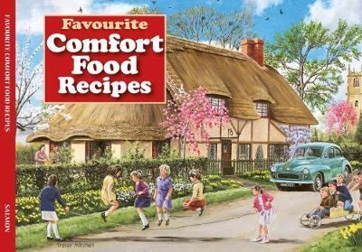 This is the book cover for 'Salmon Favourite Comfort Food Recipes' by Dorrigo