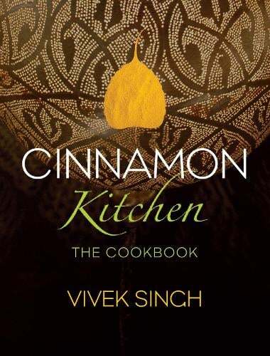 This is the book cover for 'Cinnamon Kitchen' by Vivek Singh