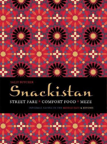 This is the book cover for 'Snackistan' by Sally Butcher