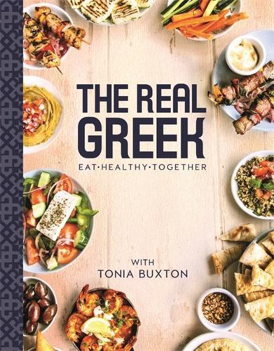 This is the book cover for 'The Real Greek' by Tonia Buxton