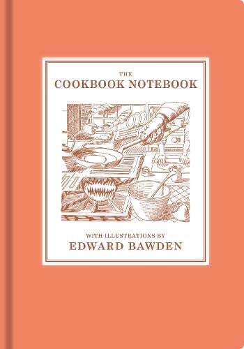 This is the book cover for 'The Cookbook Notebook' by Magda Joicey