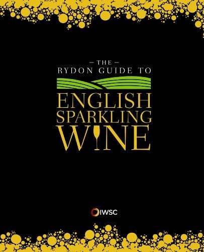 This is the book cover for 'Rydon Guide to English Sparkling Wine' by Rydon Publishing