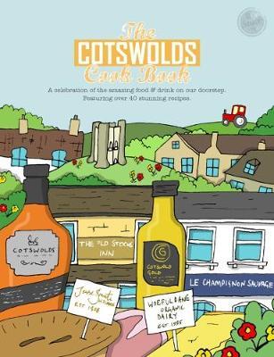 This is the book cover for 'The Cotswolds Cook Book' by Kate Reeves-Brown