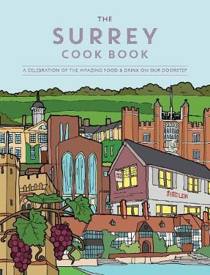 This is the book cover for 'The Surrey Cook Book' by Kate Eddison