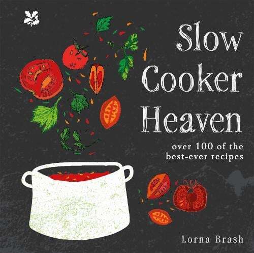 This is the book cover for 'Slow Cooker Heaven' by Lorna Brash