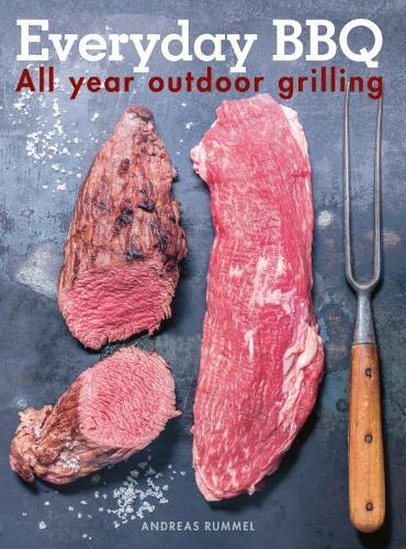 This is the book cover for 'Everyday BBQ' by Andreas Rummel