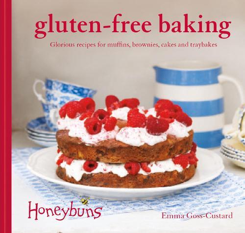 This is the book cover for 'Gluten-free Baking (Honeybuns)' by Emma Goss-Custard