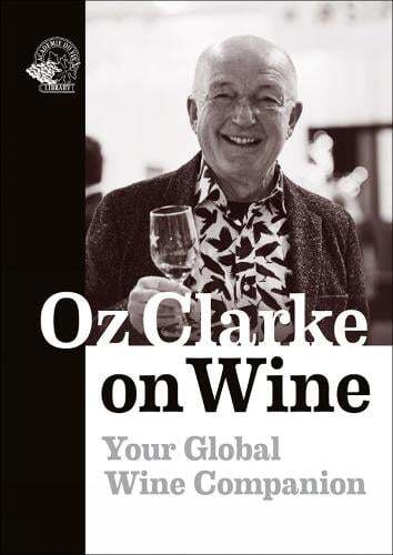 This is the book cover for 'Oz Clarke on Wine' by Oz Clarke