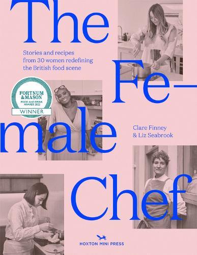 This is the book cover for 'The Female Chef' by Clare Finney