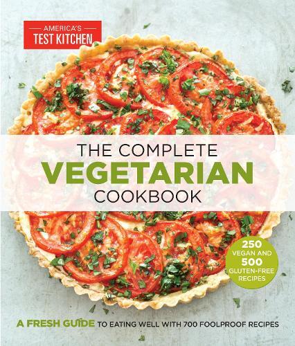 This is the book cover for 'The Complete Vegetarian Cookbook' by America's Test Kitchen