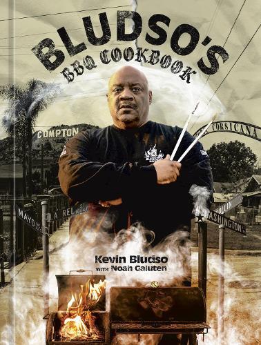 This is the book cover for 'Bludso's BBQ Cookbook' by Kevin Bludso