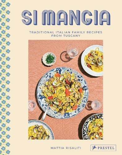 This is the book cover for 'Si Mangia' by Mattia Risaliti