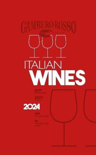 This is the book cover for 'Italian Wines 2024' by Gambero Rosso